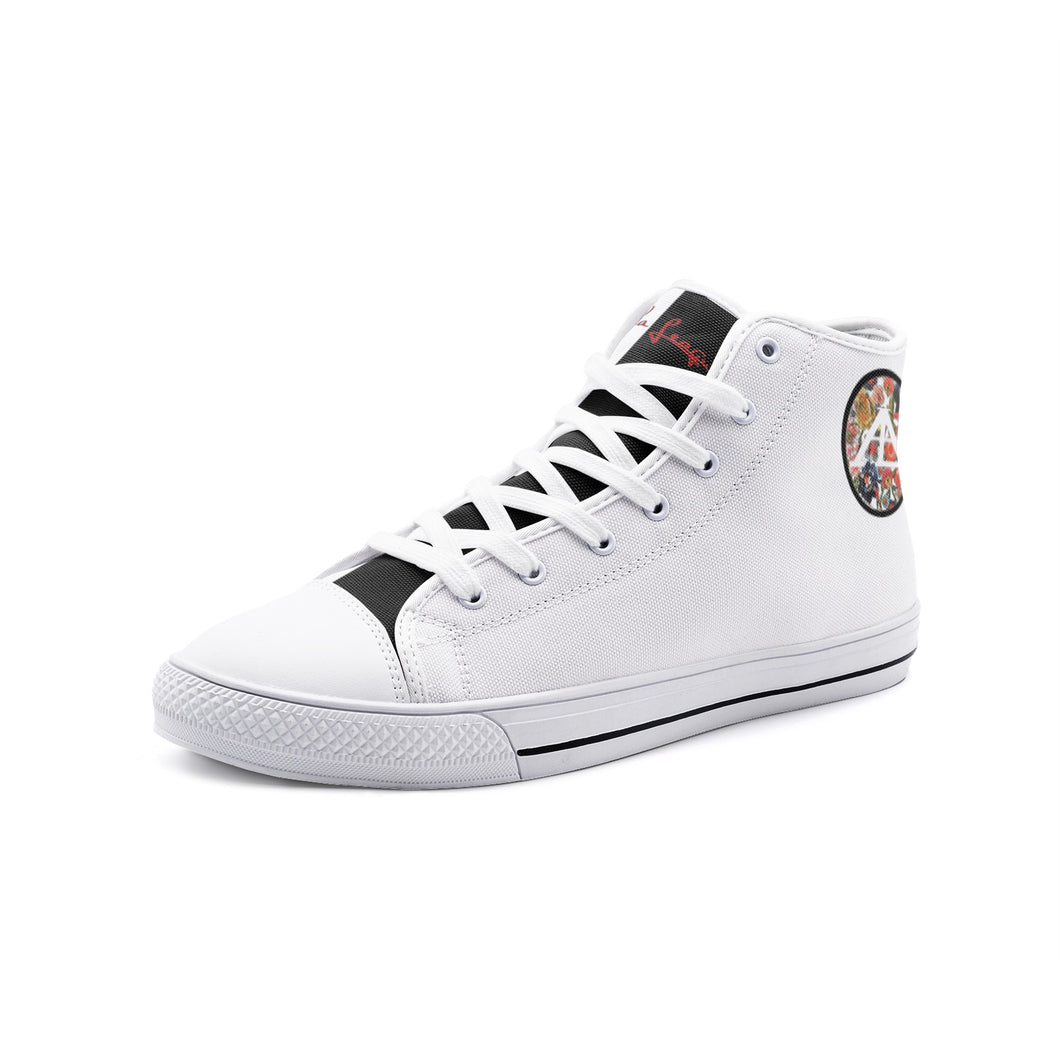 AL - YING N YANG Unisex High Top Canvas Shoes