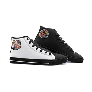 AL - YING N YANG Unisex High Top Canvas Shoes