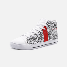 Load image into Gallery viewer, AL (red-tailed MASTODONS) - Unisex High Top Canvas Shoes