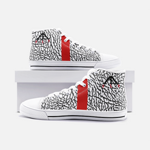 Load image into Gallery viewer, AL (red-tailed MASTODONS) - Unisex High Top Canvas Shoes