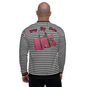 AL - (Concrete-Rose)  Houndstooth Unisex Jacket