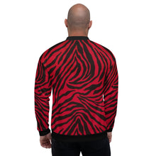 Load image into Gallery viewer, AL - (DREAM BIG) RED ZEBRA Unisex Jacket