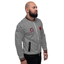 Load image into Gallery viewer, AL - (Concrete-Rose)  Houndstooth Unisex Jacket