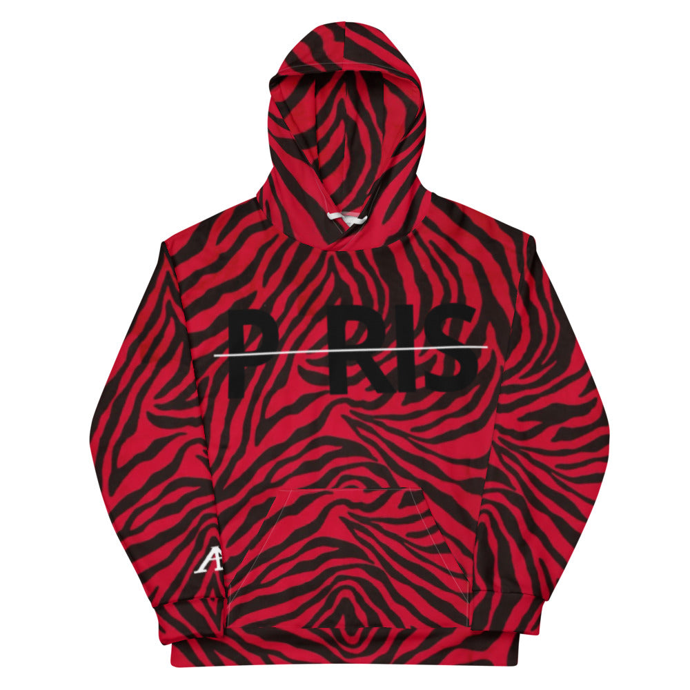 AL (Red Zebra) - Alien Unisex Hoodie