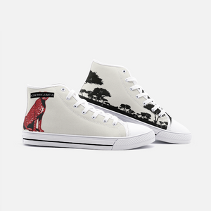 AL (pano SAFARI's) - Unisex High Top Canvas Shoes