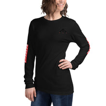 Load image into Gallery viewer, AL RESPECT (BLACK) - Unisex Long Sleeve Tee