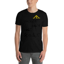 Load image into Gallery viewer, AL - G.O.A.T (Black) - Short-Sleeve Unisex T-Shirt