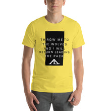 Load image into Gallery viewer, AL-WOLVES (YELLOW) Short-Sleeve Unisex T-Shirt