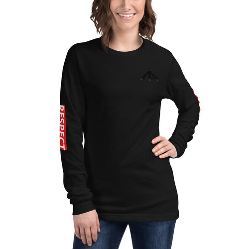 AL RESPECT (BLACK) - Unisex Long Sleeve Tee