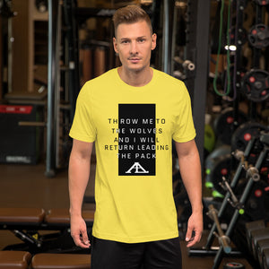 AL-WOLVES (YELLOW) Short-Sleeve Unisex T-Shirt