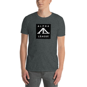 AL - CLASSIC ALPHA (HEATHER GREY) - Short-Sleeve Unisex T-Shirt