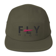 Load image into Gallery viewer, AL - (OLIVE) FLY HIGH - Five Panel Cap