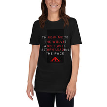 Load image into Gallery viewer, AL-WOLVES (BLACK) Short-Sleeve Unisex T-Shirt